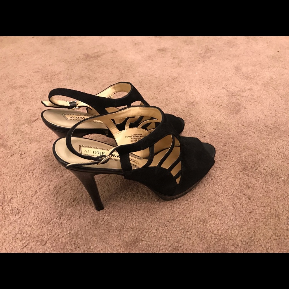 Genuine suede platform designer shoes